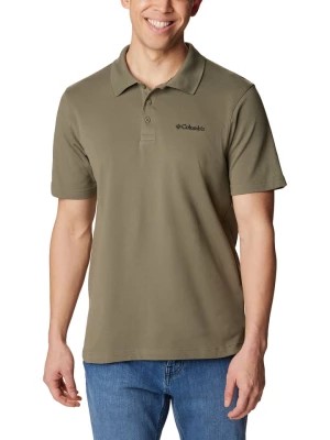 Zdjęcie produktu Columbia Koszulka polo "Sandy Fork" w kolorze khaki rozmiar: S