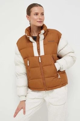 Zdjęcie produktu Columbia kurtka damska kolor brązowy zimowa