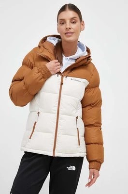 Zdjęcie produktu Columbia kurtka damska kolor brązowy zimowa