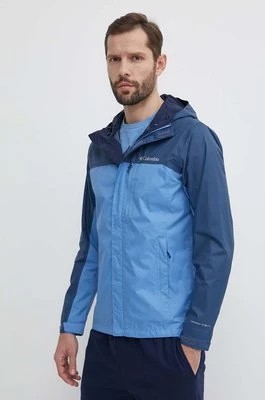Zdjęcie produktu Columbia kurtka outdoorowa Pouring Adventure II kolor niebieski przejściowa 1760061