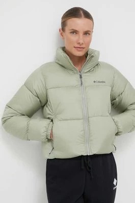 Zdjęcie produktu Columbia kurtka Puffect Cropped Jacket damska kolor zielony zimowa 2002491