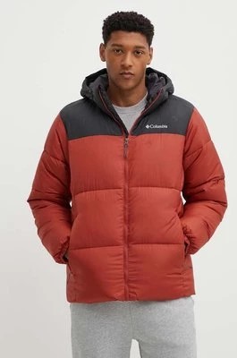 Zdjęcie produktu Columbia kurtka Puffect Hooded Jacket męska kolor czerwony przejściowa 2008413