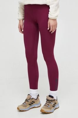 Zdjęcie produktu Columbia legginsy sportowe Hike damskie kolor bordowy gładkie
