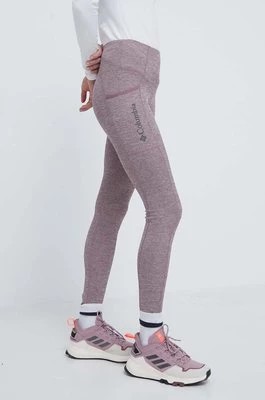 Zdjęcie produktu Columbia legginsy sportowe Move damskie kolor różowy melanżowe 2072961