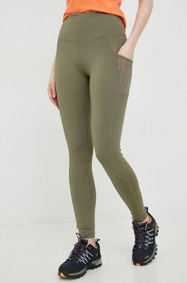 Zdjęcie produktu Columbia legginsy sportowe Windgates damskie kolor zielony wzorzyste