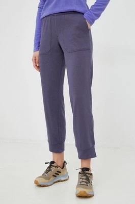 Zdjęcie produktu Columbia spodnie dresowe damskie kolor granatowy gładkie