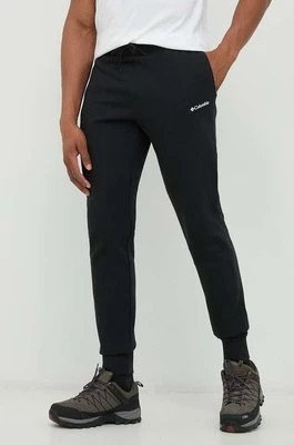 Zdjęcie produktu Columbia spodnie dresowe CSC Logo męskie kolor czarny gładkie 1911601