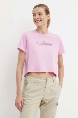 Zdjęcie produktu Columbia t-shirt bawełniany North Cascades kolor różowy 1930051
