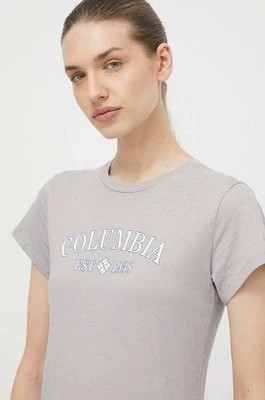 Zdjęcie produktu Columbia t-shirt Trek damski kolor szary 1992134