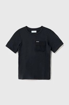 Zdjęcie produktu Columbia t-shirt dziecięcy Washed Out Utility kolor czarny wzorzysty