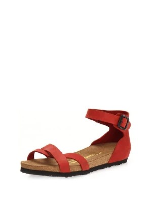 Zdjęcie produktu Comfortfusse Skórzane sandały w kolorze czerwonym rozmiar: 40
