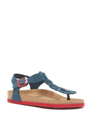 Zdjęcie produktu Comfortfusse Skórzane sandały w kolorze niebiesko-czerwonym rozmiar: 40