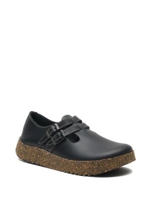 Zdjęcie produktu Comfortfusse Skórzane slippersy w kolorze czarnym rozmiar: 36