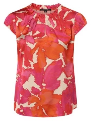 Zdjęcie produktu comma Bluzka damska Kobiety Bawełna wyrazisty róż|pomarańczowy|wielokolorowy wzorzysty,