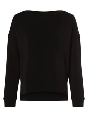 Zdjęcie produktu comma casual identity Damska bluza nierozpinana Kobiety Materiał dresowy czarny jednolity,