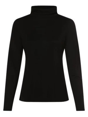 Zdjęcie produktu comma Damska koszulka z długim rękawem Kobiety Dżersej czarny jednolity,