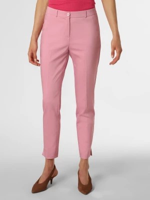 Zdjęcie produktu comma Spodnie Kobiety Bawełna różowy|wyrazisty róż jednolity,