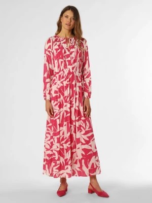 Zdjęcie produktu comma Sukienka damska Kobiety wiskoza wyrazisty róż|biały wzorzysty,