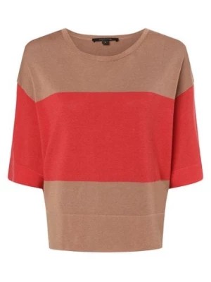 Zdjęcie produktu comma Sweter damski Kobiety Bawełna brązowy|czerwony|wyrazisty róż jednolity,