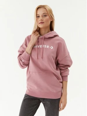 Zdjęcie produktu Converse Bluza Wordmark Fleece Hoodie Emb 10025690-A11 Różowy Regular Fit