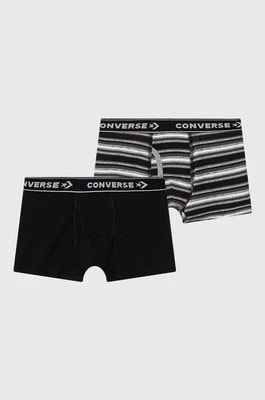 Zdjęcie produktu Converse bokserki dziecięce 2-pack kolor czarny