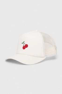 Zdjęcie produktu Converse czapka z daszkiem kolor biały z nadrukiem