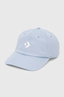Zdjęcie produktu Converse czapka z daszkiem kolor niebieski z aplikacją