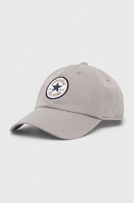 Zdjęcie produktu Converse czapka z daszkiem kolor szary z aplikacją