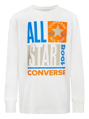 Zdjęcie produktu Converse Koszulka w kolorze białym ze wzorem rozmiar: 140-152
