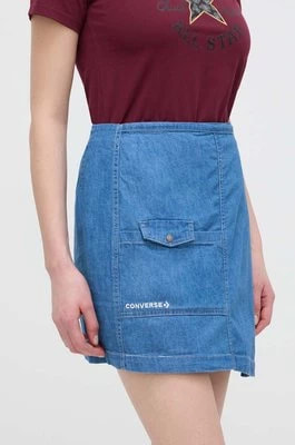 Zdjęcie produktu Converse spódnica jeansowa kolor niebieski mini prosta