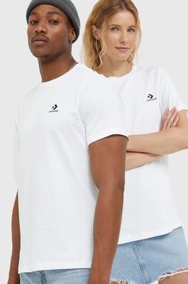 Zdjęcie produktu Converse t-shirt bawełniany kolor biały 10023876.A01-WHITE