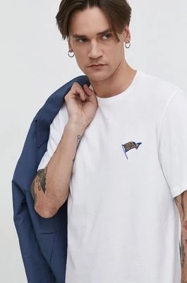 Zdjęcie produktu Converse t-shirt bawełniany męski kolor beżowy z aplikacją