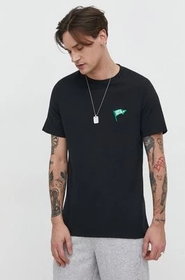 Zdjęcie produktu Converse t-shirt bawełniany męski kolor czarny z aplikacją