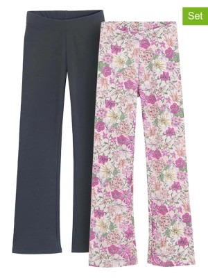 Zdjęcie produktu COOL CLUB Spodnie (2 pary) w kolorze antracytowo-fioletowo-beżowym rozmiar: 152