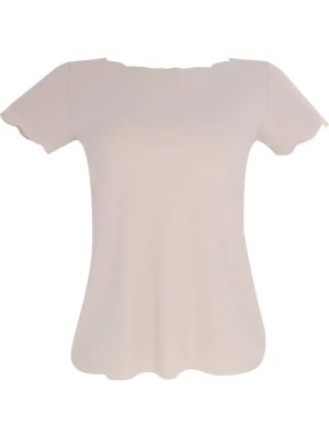 Zdjęcie produktu COTONELLA Koszulka w kolorze beżowym rozmiar: M