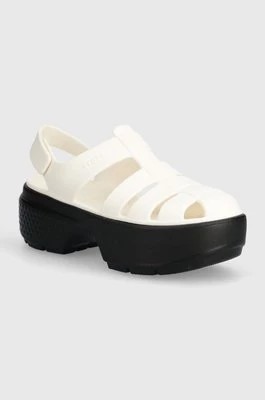 Zdjęcie produktu Crocs sandały Stomp Fisherman Sandal damskie kolor biały na platformie 209938