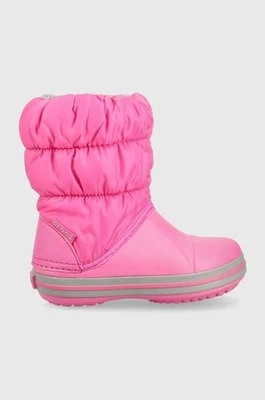 Zdjęcie produktu Crocs śniegowce dziecięce Winter Puff Boot kolor różowy