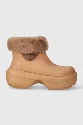 Zdjęcie produktu Crocs śniegowce Stomp Lined Boot kolor brązowy 208718