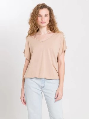 Zdjęcie produktu Cross Jeans Koszulka w kolorze beżowym rozmiar: XL
