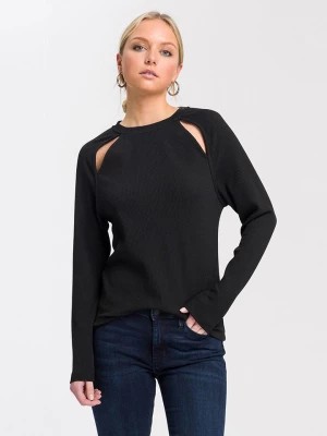 Zdjęcie produktu Cross Jeans Koszulka w kolorze czarnym rozmiar: S