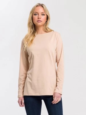 Zdjęcie produktu Cross Jeans Koszulka w kolorze kremowym rozmiar: M