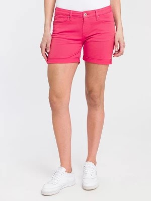Zdjęcie produktu Cross Jeans Szorty dżinsowe kolorze różowym rozmiar: W28