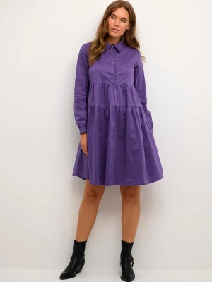 Zdjęcie produktu CULTURE Sukienka "Antoinett" w kolorze fioletowym rozmiar: S