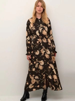 Zdjęcie produktu CULTURE Sukienka "Tamo" w kolorze czarno-beżowym rozmiar: M