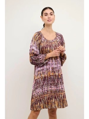 Zdjęcie produktu CULTURE Sukienka "Toba" w kolorze jasnoróżowo-bordowym rozmiar: L