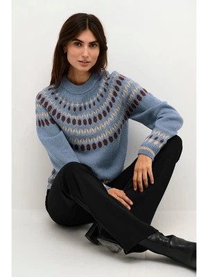 Zdjęcie produktu CULTURE Sweter "Thurid" w kolorze niebieskim rozmiar: M