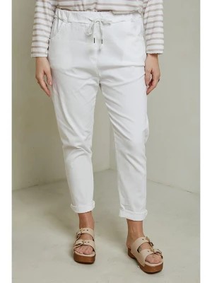 Zdjęcie produktu Curvy Lady Spodnie w kolorze białym rozmiar: 40/42