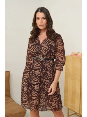 Zdjęcie produktu Curvy Lady Sukienka w kolorze brązowym rozmiar: 40/42