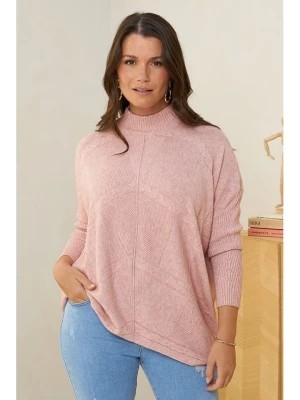 Zdjęcie produktu Curvy Lady Sweter w kolorze jasnoróżowym rozmiar: 44/46