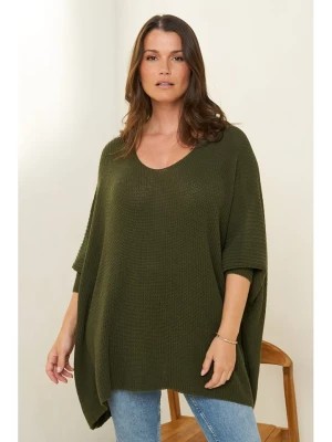 Zdjęcie produktu Curvy Lady Sweter w kolorze khaki rozmiar: 48/50